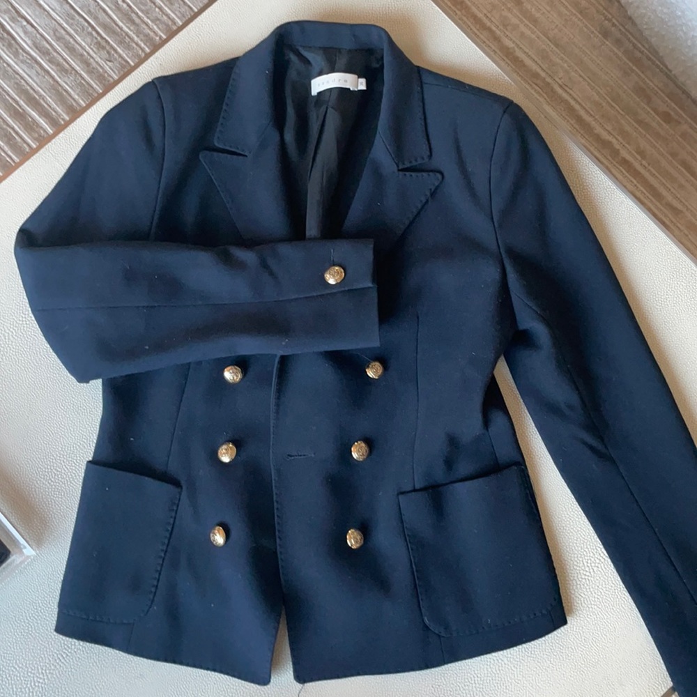 Sandro navy blazer